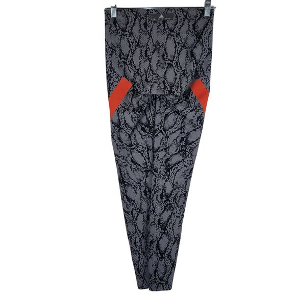 Adidas by Stella McCartney Alphaskin 360 Snake Print Climachill Leggings S - Picture 4 of 6